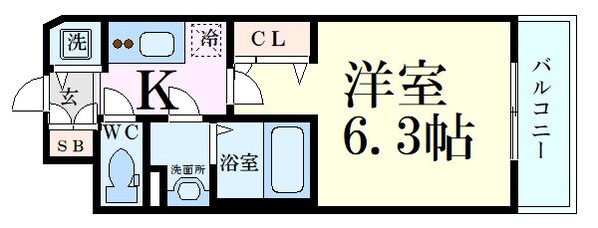 レオンコンフォート堀江公園の物件間取画像